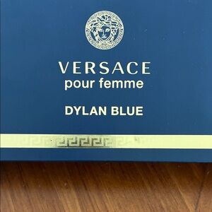 Versace Pour Femme Dylan Blue in Deep Blue and Gold